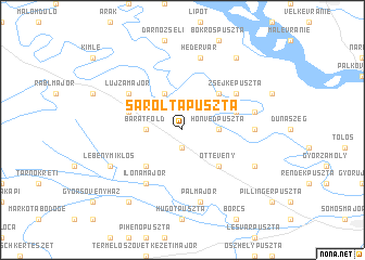 map of Saroltapuszta