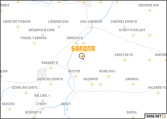 map of Sarona