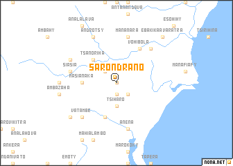 map of Sarondrano