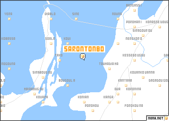 map of Saron Tonbo