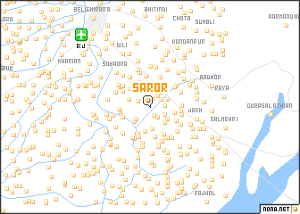 map of Saror