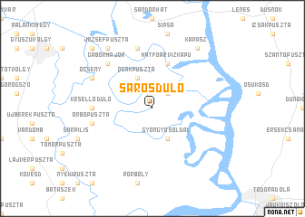 map of Sárosdůlő