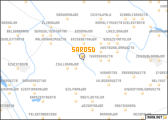 map of Sárosd