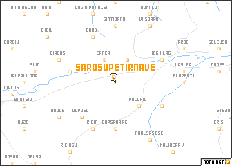 map of Şaroşu pe Tîrnave