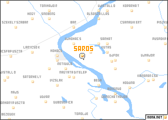 map of Sáros