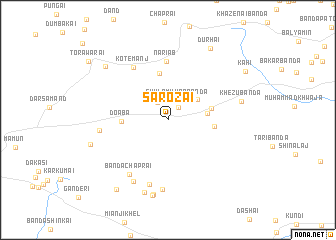 map of Sarozai