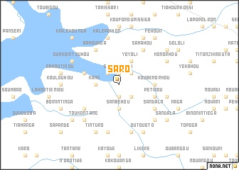 map of Saro