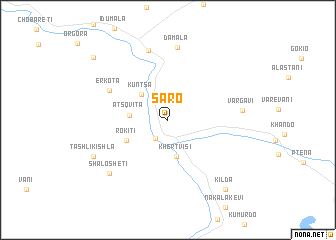 map of Saro