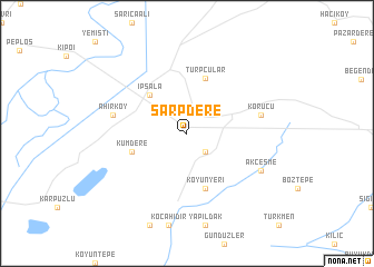 map of Sarpdere
