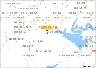 map of Sar Peleh