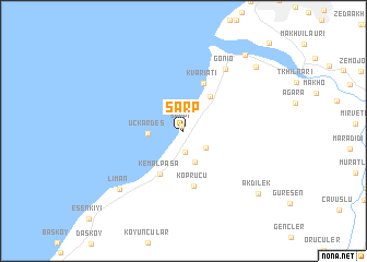 map of Sarp