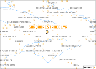 map of Sar Qabrestān-e ‘Olyā