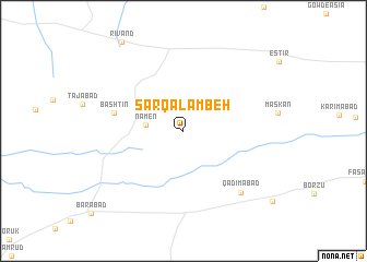 map of Sar Qalambeh