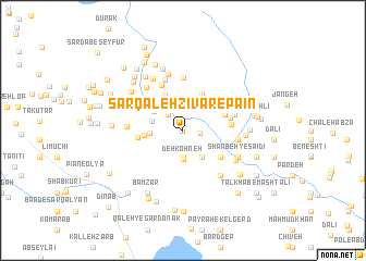 map of Sar Qal‘eh Zīvār-e Pā\
