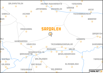 map of Sar Qal‘eh