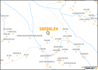 map of Sar Qal‘eh