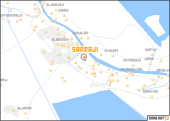 map of Sarrājī