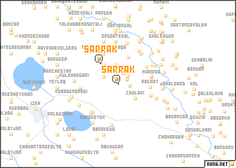 map of Sarrāk