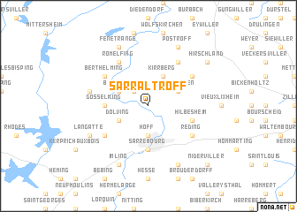 map of Sarraltroff