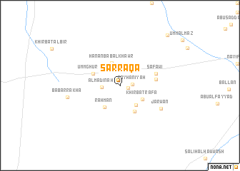 map of Sarrāqā