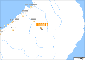 map of Sarret