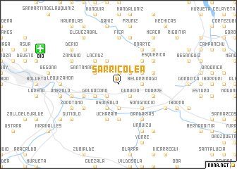 map of Sarricolea