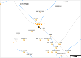 map of Sarrīg
