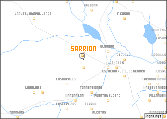 map of Sarrión