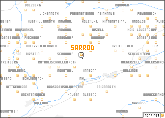 map of Sarrod