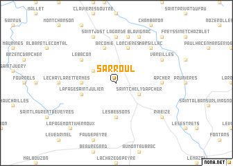 map of Sarroul