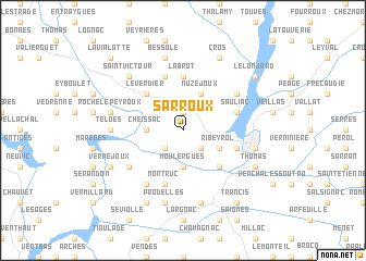 map of Sarroux
