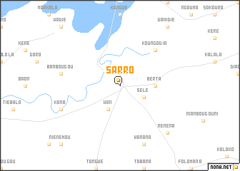 map of Sarro