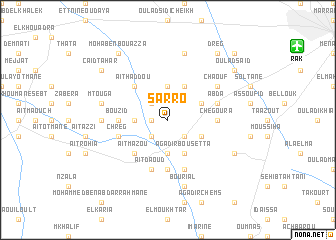 map of Sarro