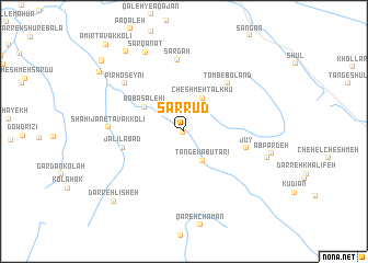 map of Sar Rūd