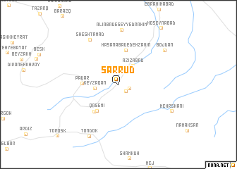 map of Sar Rūd