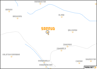 map of Sar Rūd