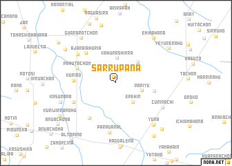 map of Sarrúpana