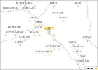 map of Sarr