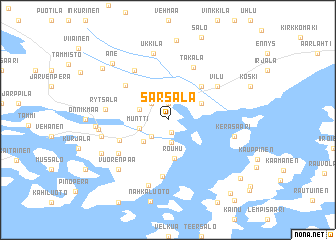 map of Sarsala