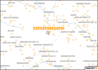 map of Sarsarāb-e Dārā\
