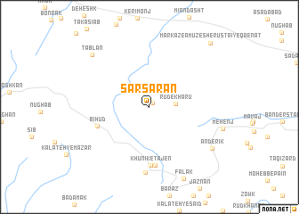 map of Sar Sārān