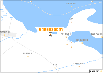 map of Sarsaz-Gory