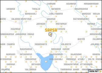 map of Sārsa