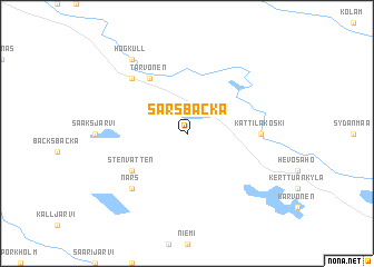 map of Särsbacka