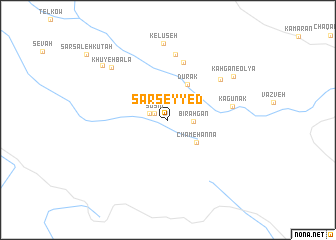 map of Sar Seyyed