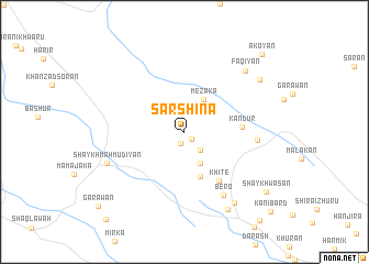 map of Sārshīna