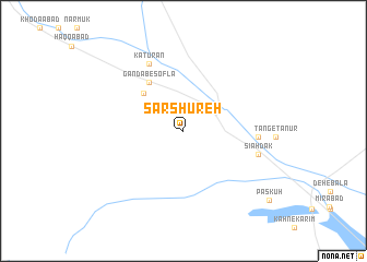 map of Sar Shūreh