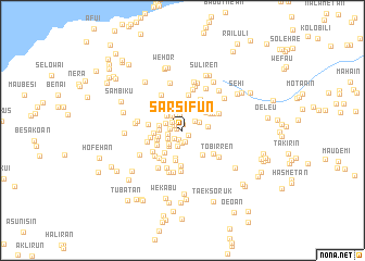 map of Sarsifun