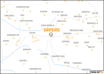 map of Sarsing