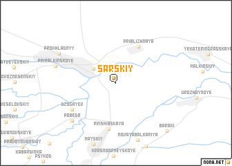 map of Sarskiy